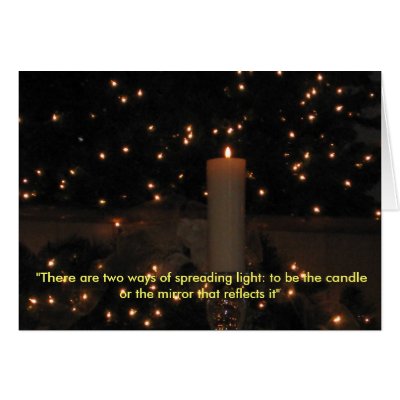 Be the light greeting card by joacreations