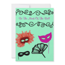 Be The Mask Of The Ball Invites invitations by marcya7 Be The Mask Of The Ball Invites invitations