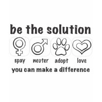Be the Solution Fitted t-shirts