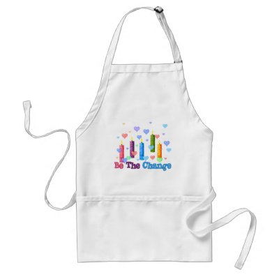 Be The  World Change Apron by orsobear
