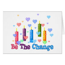 Be The  World Change Card