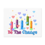 Be The  World Change Postcard