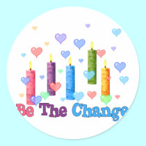 Be The  World Change stickers