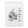 Be Timely- Or Rather, Don't Be Late White Rabbit Personalized Invitation
