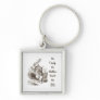Be Timely- Or Rather, Don't Be Late White Rabbit Keychains