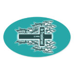 Be Transformed – Romans 12:2 Oval Stickers