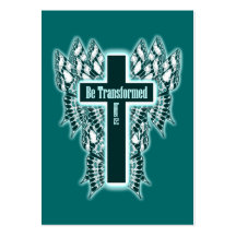 Be Transformed – Romans 12:2 Tract Cards / Business Card Template