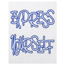 Be Unique and Express Yourself flyers by upnorthpw Be Unique and Express Yourself flyers
