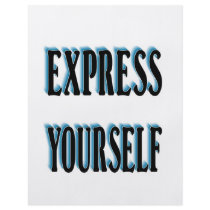 Be Unique and Express Yourself flyers by upnorthpw Be Unique and Express Yourself flyers