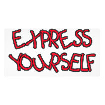 Be Unique and Express Yourself photo cards by upnorthpw Be Unique and Express Yourself photo cards