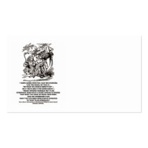 Be What You Would Seem To Be Duchess (Wonderland) Business Card Template