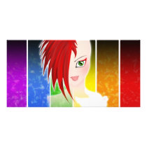 Be who you are 2 picture card