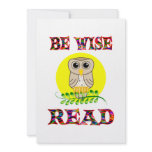 Be Wise Read Custom Invites