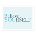 Be You - motivational postcard