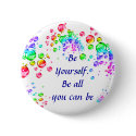 Be Yourself_ Button by zazzlegirboy09 Be Yourself_ Button