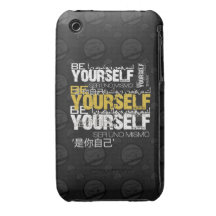 Be Yourself iPhone 3G/3GS Case iPhone 3 Case