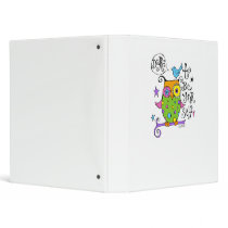 Be Yourself Owl Binder