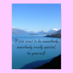 Be Yourself Quote Poster posters