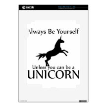 Be Yourself Unicorn iPad 2 Skins