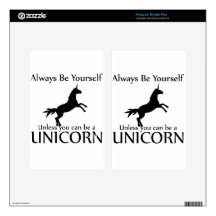 Be Yourself Unicorn Kindle Fire Decals
