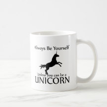 Be Yourself Unicorn Mugs