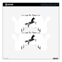 Be Yourself Unicorn PS3 Controller Decal