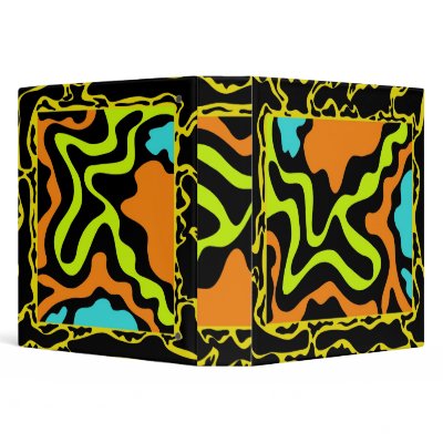 Be Yourself Wacky Abstract Binder by AllAboutLove