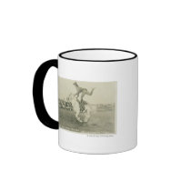 Bea Kirnan trick riding. Coffee Mugs