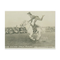 Bea Kirnan trick riding. Postcards