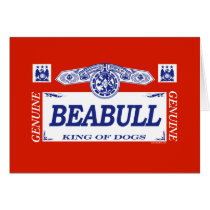 Beabull Greeting Card