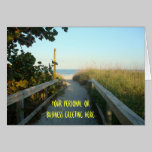 Beach Access Custom Card cards