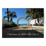 Beach Access; Customizable Card