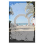 Beach Access Personalized Stationery