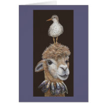 Beach Alpaca card