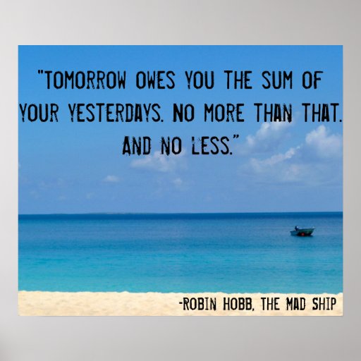 Beach and Inspirational Quote Poster | Zazzle