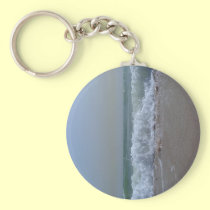 Beach and ocean souvenirs keychains