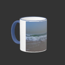 Beach and ocean souvenirs mugs