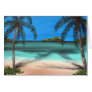 Beach and Palms Card