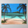 Beach and Palms Print