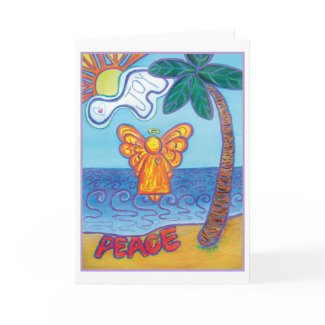 Beach Angel Card card