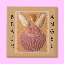 Beach Angel Magnet magnets