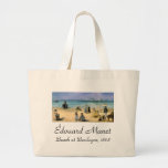 Beach at Boulogne by Manet, Vintage Impressionism Bag
