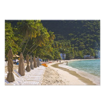 Beach at Cane Garden Bay, Island of Tortola Photo