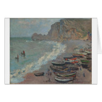 Beach at Étretat (1883) cards