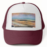 Beach At Low Tide By Edgar Degas Trucker Hat