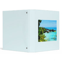 Beach at St. George Bermuda 3 Ring Binder
