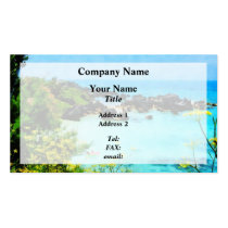Beach at St. George Bermuda business cards