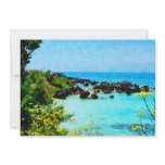 Beach at St. George Bermuda Custom Invite