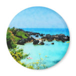 Beach at St. George Bermuda Fridge Magnets