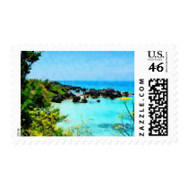 Beach at St. George Bermuda Postage Stamps